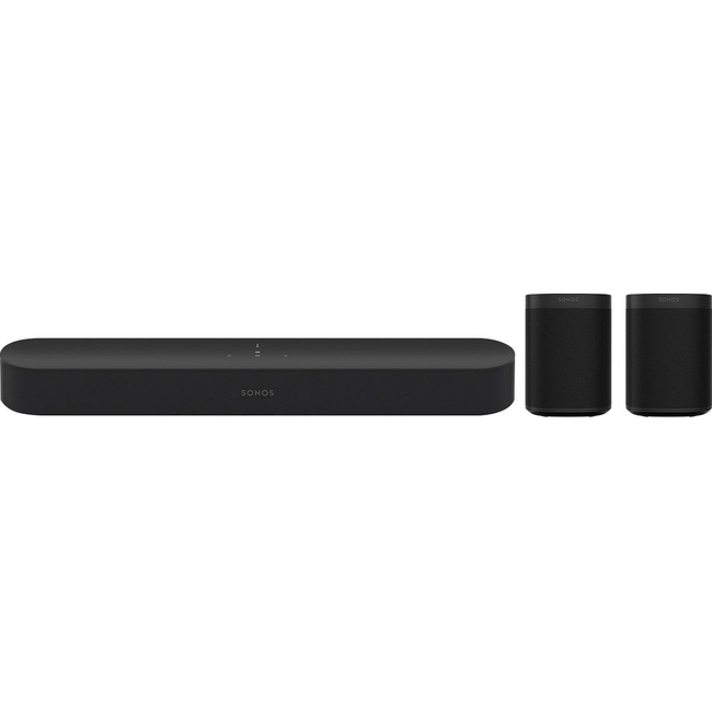 Sonos Beam 5.0 Surround Set  Beam Gen2 + 2xOne SL - Black