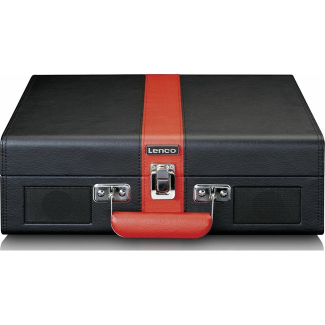 Lenco TT-110 Bluetooth Black/Red - Belt Drive -Με ενισχυτή & ηχεία   -