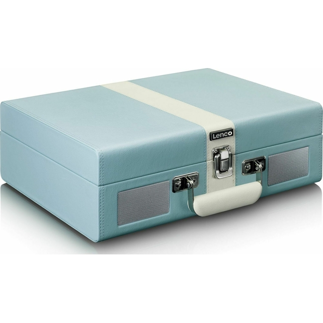 Lenco TT-110 Bluetooth Blue/White - Belt Drive -Με ενισχυτή & ηχεία  -