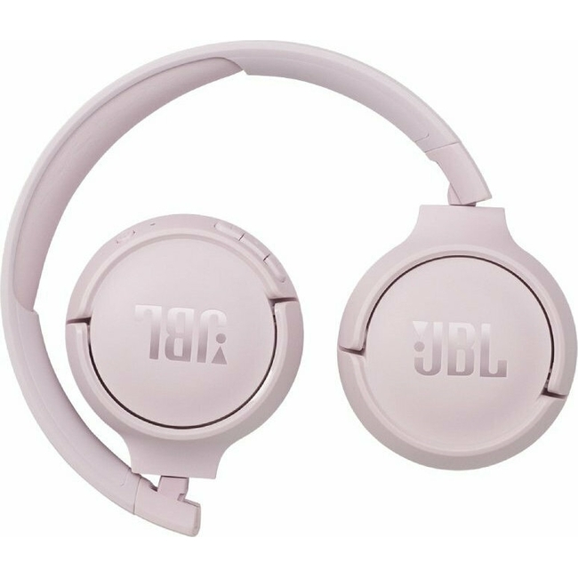 JBL Tune 510BT Pink On-Ear Bluetooth Headphones Earcup control