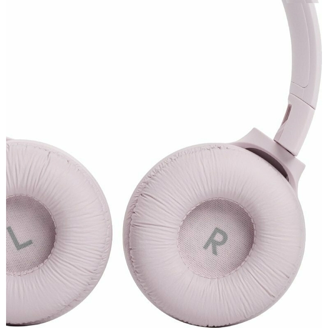 JBL Tune 510BT Pink On-Ear Bluetooth Headphones Earcup control