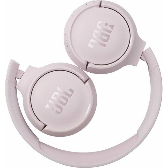 JBL Tune 510BT Pink On-Ear Bluetooth Headphones Earcup control