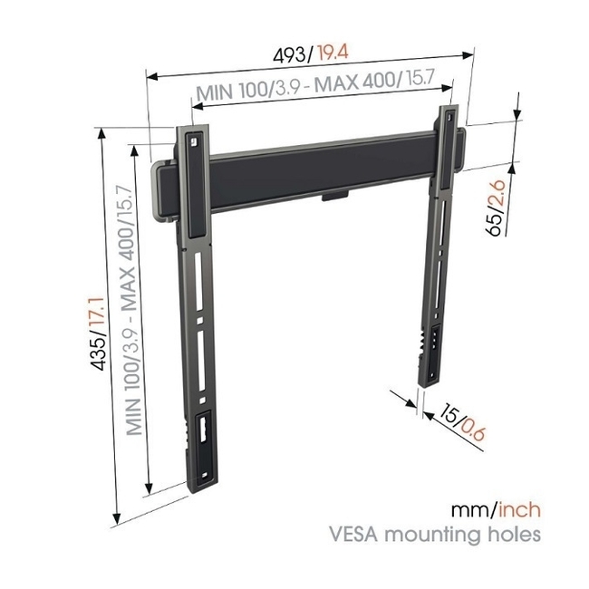 Vogel's TVM 5405 Fixed (32''-77'') 8712285353086