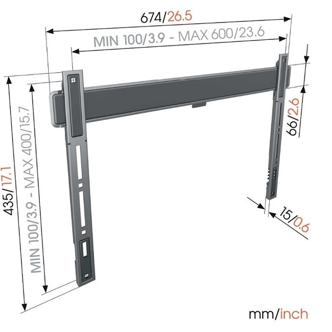 Vogel's TVM 5605 Fixed (40''-100'') 871228547962