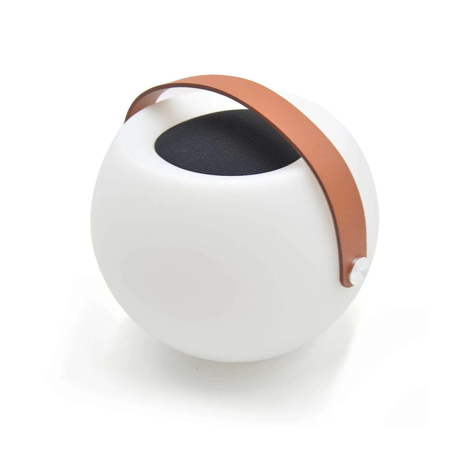 SOUND CRUSH TRIG White Aσύρματο ηχείο Bluetooth 5W και Φωτιστικό