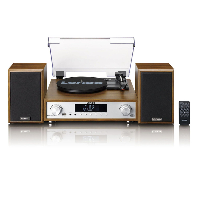 Lenco MC-160WD - HiFi Stereo system με πικάπ, DAB+/FM