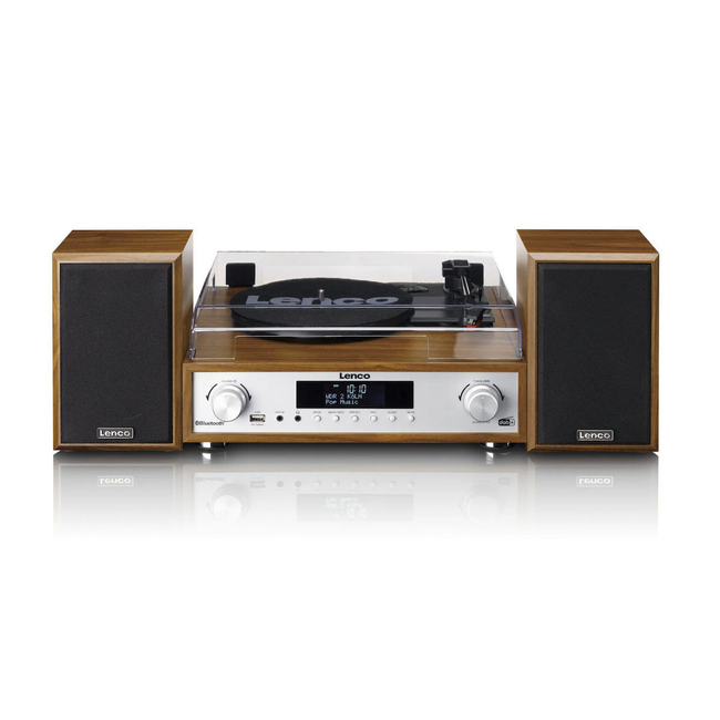 Lenco MC-160WD - HiFi Stereo system με πικάπ, DAB+/FM