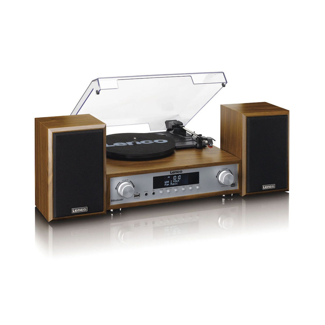 Lenco MC-160WD - HiFi Stereo system με πικάπ, DAB+/FM