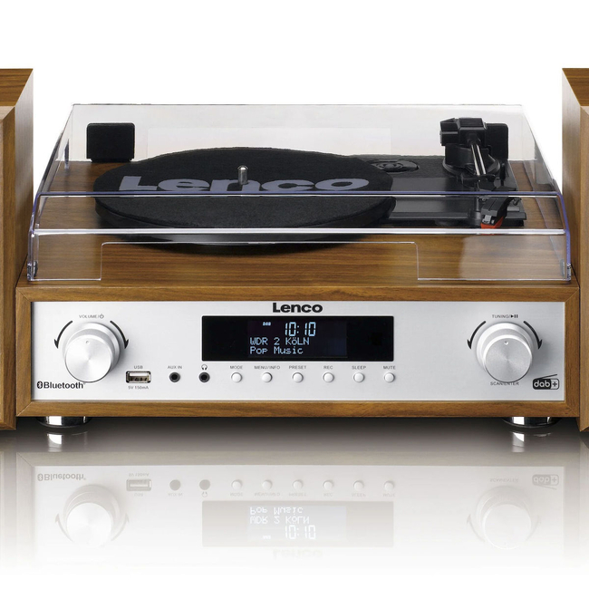 Lenco MC-160WD - HiFi Stereo system με πικάπ, DAB+/FM