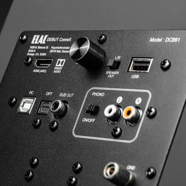 Elac Debut ConneX DCB61 - Black Ash (Ζεύγος)