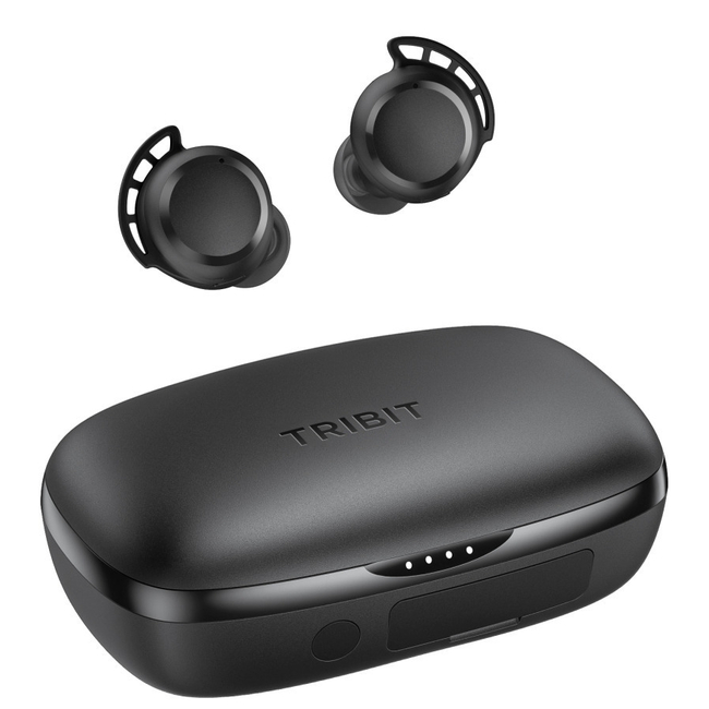 Tribit FlyBuds 3 Ακουστικά με Αντοχή στον Ιδρώτα Black