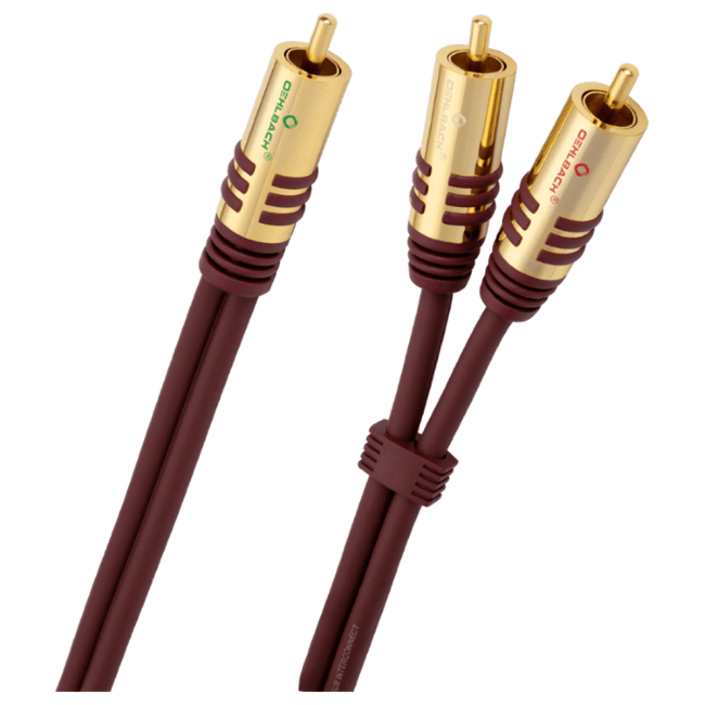 Oehlbach NF Y-Sub Καλώδιο Subwoofer RCA – 2 x RCA - 1m