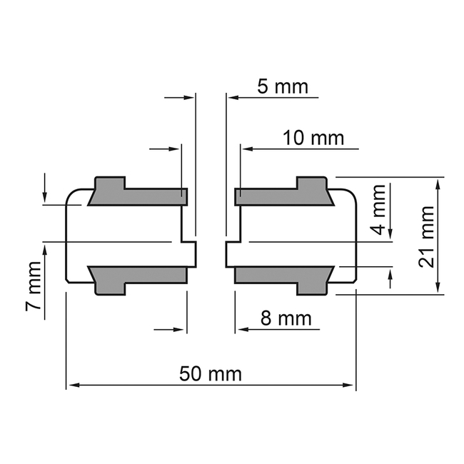 Dynavox 206383 - Aluminium Feet Black (4pcs)