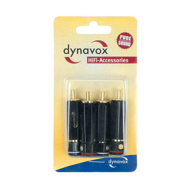 Dynavox High-End Cinchstecker Set / RCA Plugs (207625)