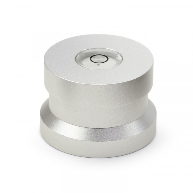 Dynavox ASP2 (207672) Αλουμινένιο Βάρος Δίσκου Single Puck 7" με Αλφάδι (Silver)