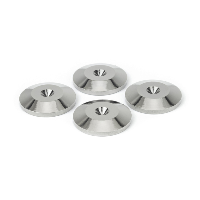 Dynavox Πατάκι Ακίδων Spike Pads 208049 - Silver (set of 4)
