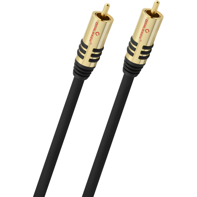 Oehlbach NF Sub Καλώδιο για Subwoofer RCA - RCA 5m Μαύρο (Τεμάχιο)