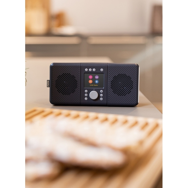 PURE Elan Connect+ Stereo Δικτυακό ραδιόφωνο με DAB+ και Bluetooth - Charcoal