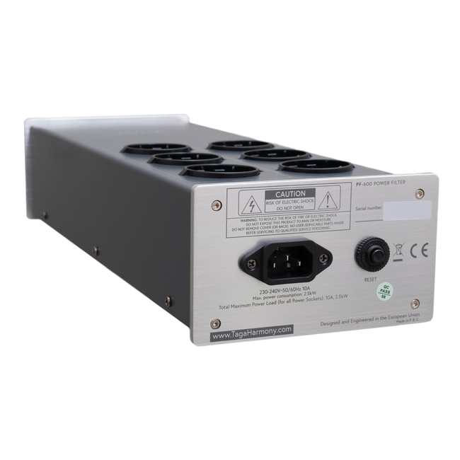 Taga Harmony PF-600  Φίλτρο ρεύματος - Silver