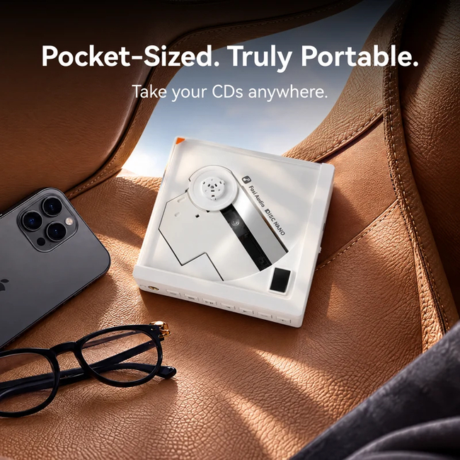 Fosi Audio Disc Nano CD player - White