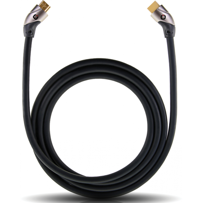 Oehlbach Highspeed Shape XT-SL Καλώδιο HDMI® υψηλής ταχύτητας με Ethernet 50cm Black (Τεμάχιο)