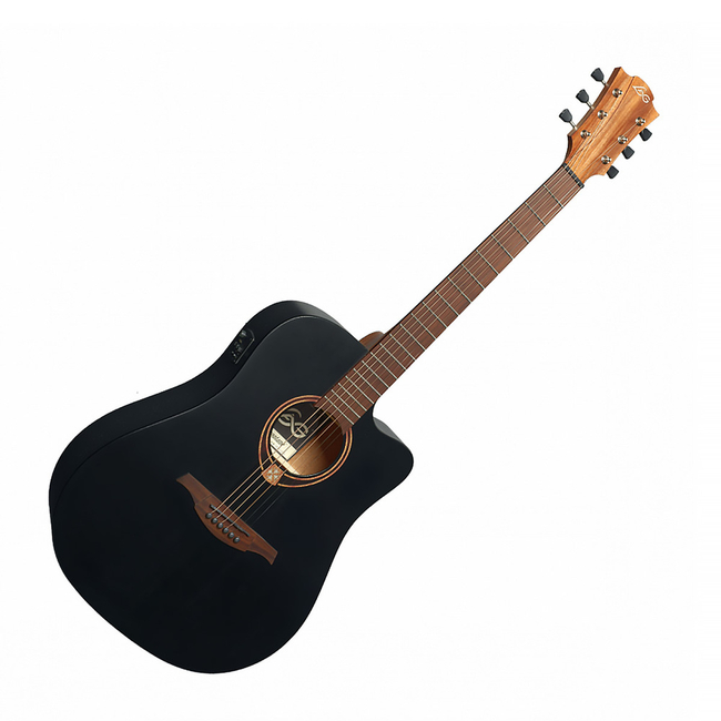 LAG GLA T70DCE-BLS ΗΛΕΚΤΡΑΚΟΥΣΤΙΚΗ ΚΙΘΑΡΑ DREADNOUGHT CWY BLACK SATIN