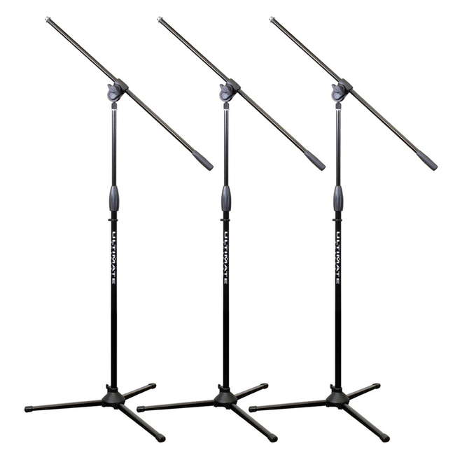 ULTIMATE MC-40B PRO 3PACK ΒΑΣΗ ΜΙΚΡΟΦΩΝΟΥ ΜΕ ΤΡΙΠΟΔΟ & ΒΡΑΧΙΟΝΑ SET ΤΡΙΩΝ ΤΕ