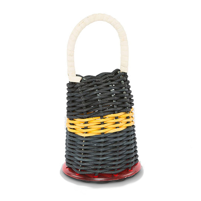 NATAL CXX-L CAXIXI LARGE BLACK-YELLOW BAND & RED ENDS