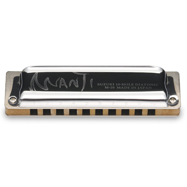 SUZUKI M-20Bb MANJI HARMONICA 10H Bb MAJORE