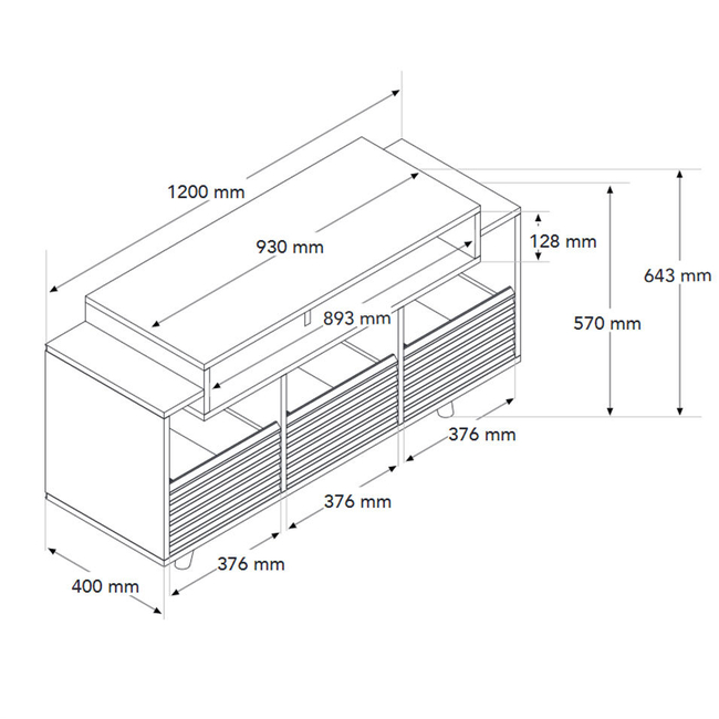 NorStone Oslo 1200 Black