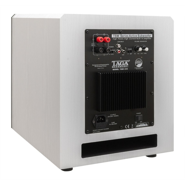 Taga Harmony TSW-210 10inch Subwoofer White
