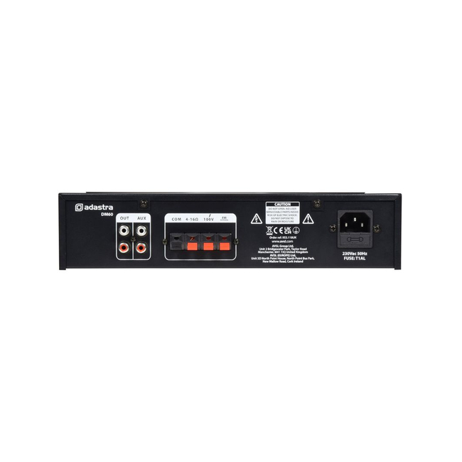 Adastra DM60 Ενισχυτής με USB/FM και Bluetooth 60W