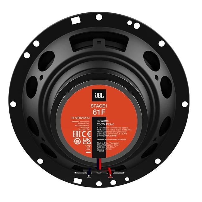 JBL Stage1 61F - 16.5cm (Ζεύγος) -----officially authorized Resellers--No Grill-