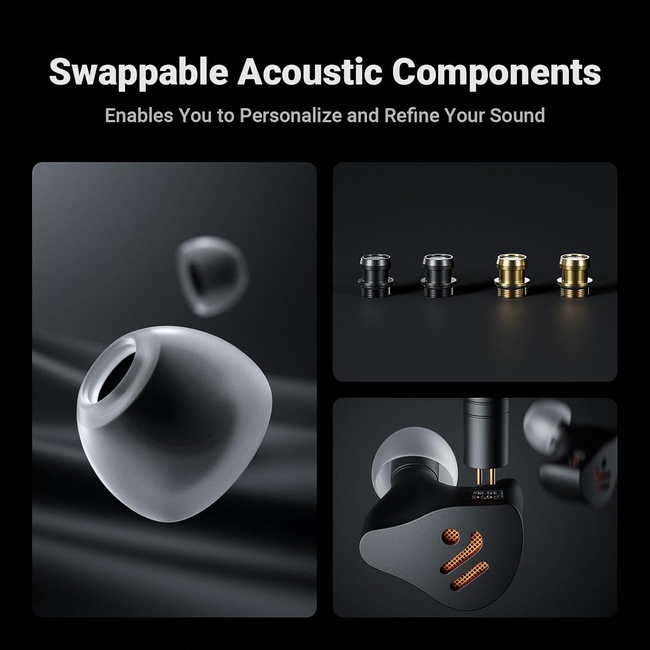FOSI AUDIO IM4 In-Ear Monitors - Black