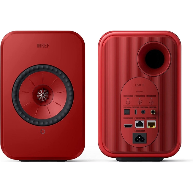 KEF LSX II Wireless HiFi System - Lava Red (Ζεύγος)