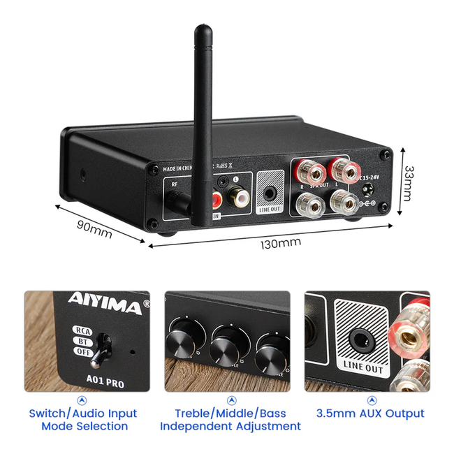 AIYIMA AUDIO A01 Pro (0738617924722)