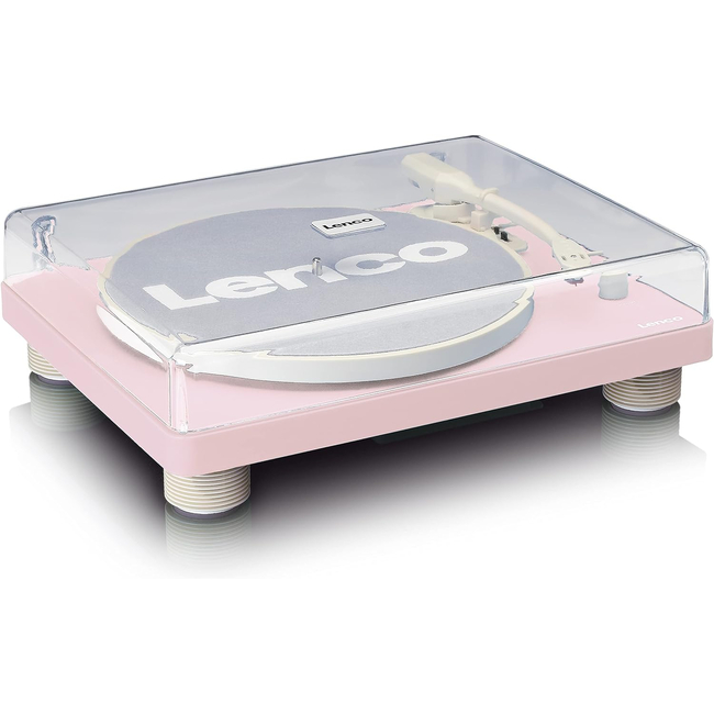 Lenco LS-50 USB Pink - Belt Drive - Με ενισχυτή -Ηχεία