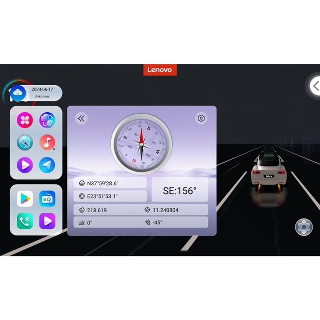 LENOVO SSZ 12189_CPA (9inc) MULTIMEDIA TABLET for HONDA CIVIC 3D-5D mod. 2006-2012