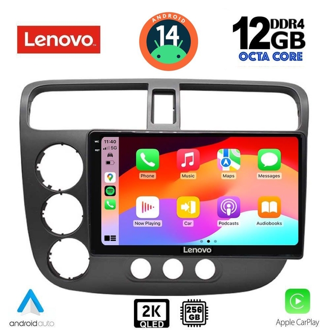 LENOVO SSZ 12187_CPA (9inc) MULTIMEDIA TABLET for HONDA CIVIC 4D mod. 2001-2006