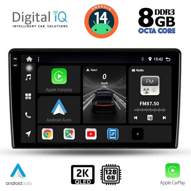 DIGITAL IQ BXF 8026_CPAA (9inc) MULTIMEDIA TABLET for ALFA ROMEO GIULIETTA mod 2014-2020