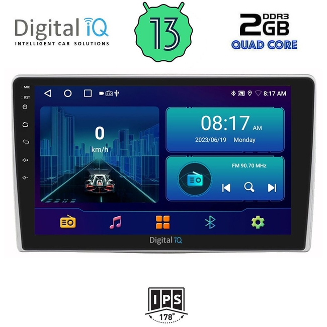DIGITAL IQ BXB 1028_GPS (9inc) MULTIMEDIA TABLET for ALFA ROMEO MITO mod. 2008-2018