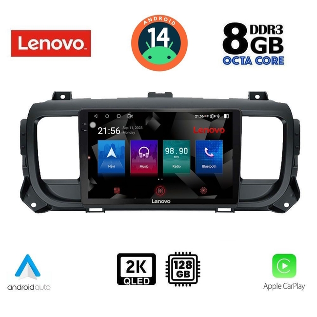 LENOVO SSW 10729_CPA (9inc) MULTIMEDIA TABLET for CITROEN JUMPY-SPACETOURER – PEUGEOT EXPERT-TRAVELLER – TOYOTA PROACE mod. 2016&gt;
