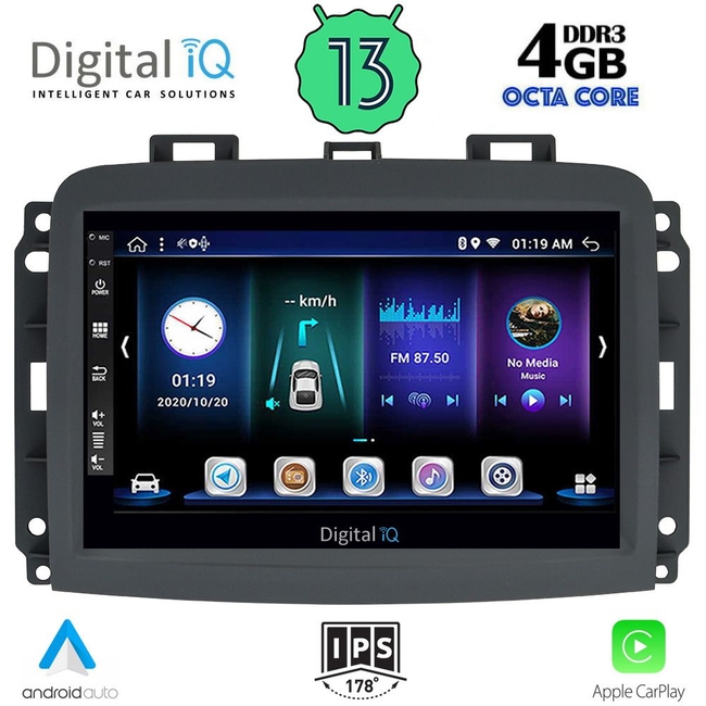 DIGITAL IQ BXE 6132_CPA (10inc) MULTIMEDIA TABLET for FIAT 500L mod. 2012>