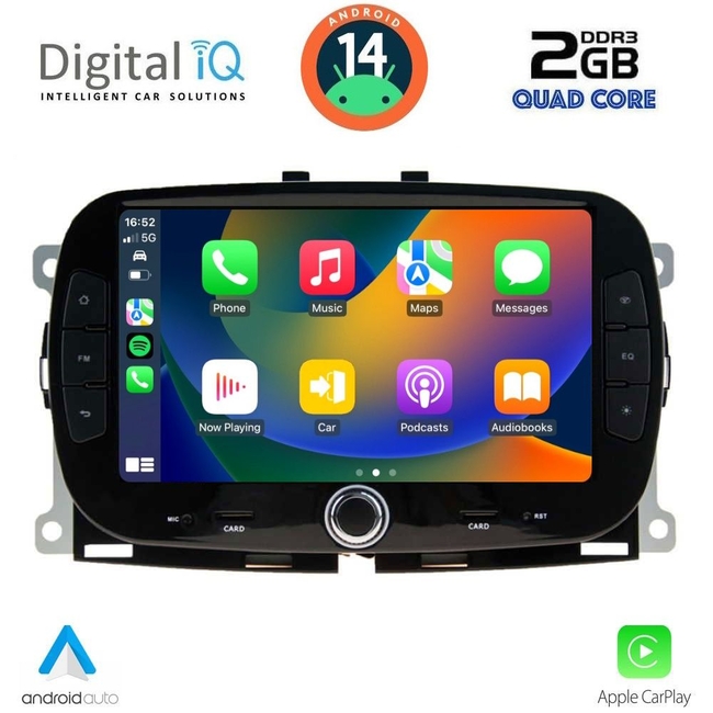 DIGITAL IQ MSD 098_CPA (7" DECK) MULTIMEDIA for FIAT 500 mod. 2016>
