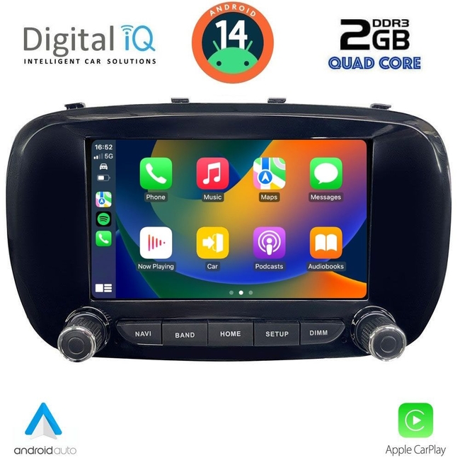 DIGITAL IQ MSD 066_CPA (7" DECK) MULTIMEDIA for FIAT 500X mod. 2014>