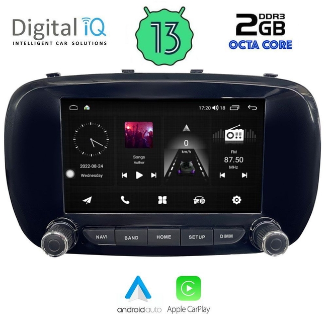 DIGITAL IQ MSF 366_CPA (7" DECK) MULTIMEDIA SYSTEM for FIAT 500X mod. 2014&gt;