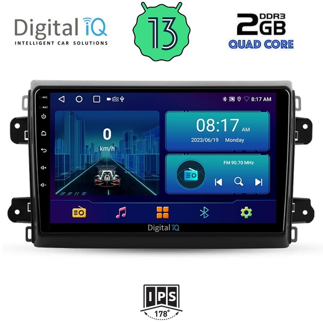 DIGITAL IQ BXB 1144_GPS (9inc) MULTIMEDIA TABLET for FIAT DUCATO mod. 2021>