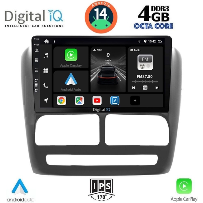 DIGITAL IQ BXF 6137_CPAA (9inc) MULTIMEDIA TABLET for FIAT DOBLO mod. 2010-2015
