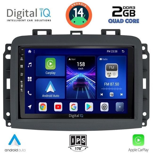 DIGITAL IQ BXC 3132_CPAA (10inc) MULTIMEDIA TABLET for FIAT 500L mod. 2012&gt;