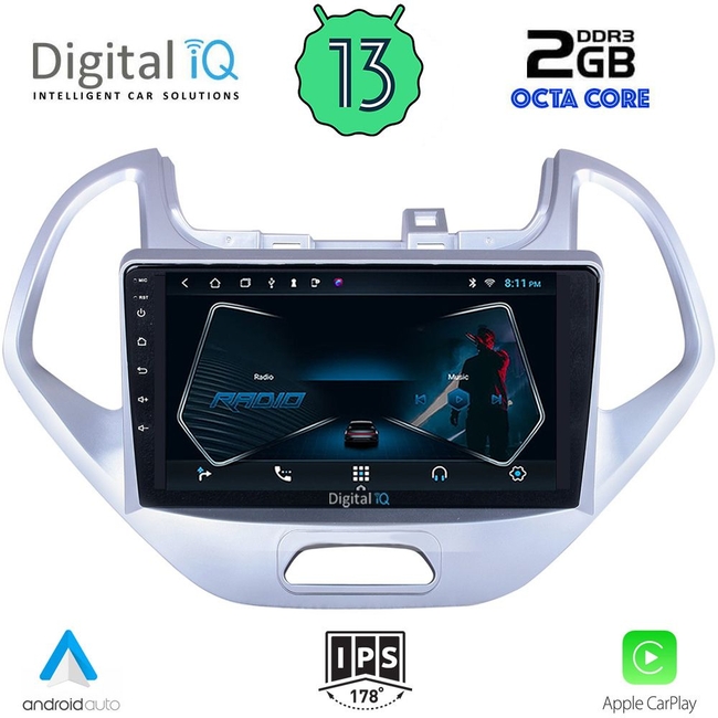 DIGITAL IQ RTC 5167LO_CPA (9inc) MULTIMEDIA TABLET for FORD KA mod. 2017&gt;
